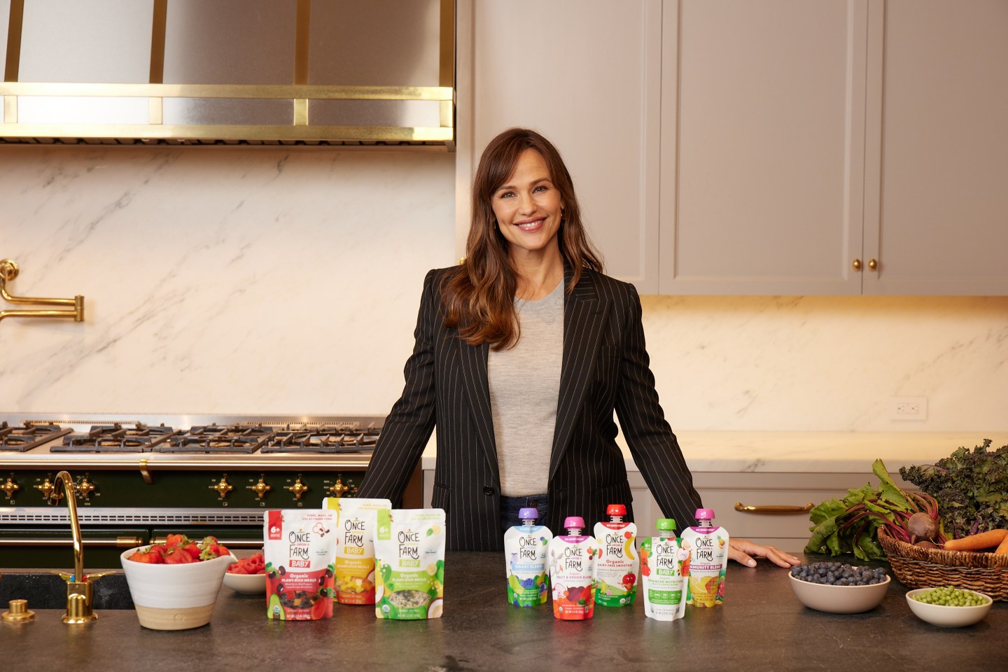 Jennifer Garner, cofounder of Once Upon a Farm. 