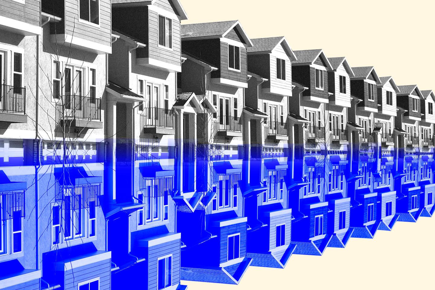 Row of homes