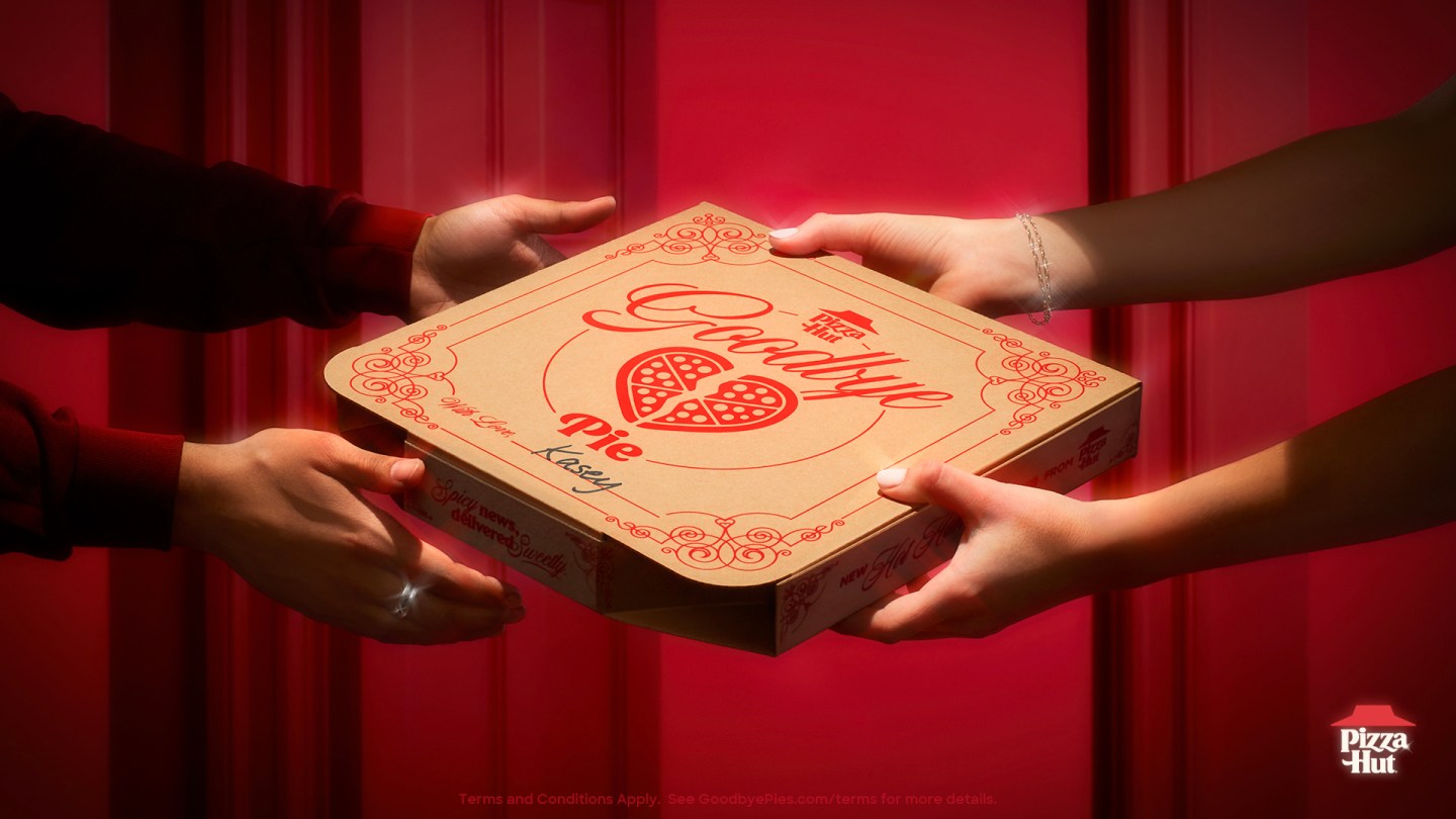 Pizza Hut will help you break up with someone in early February.