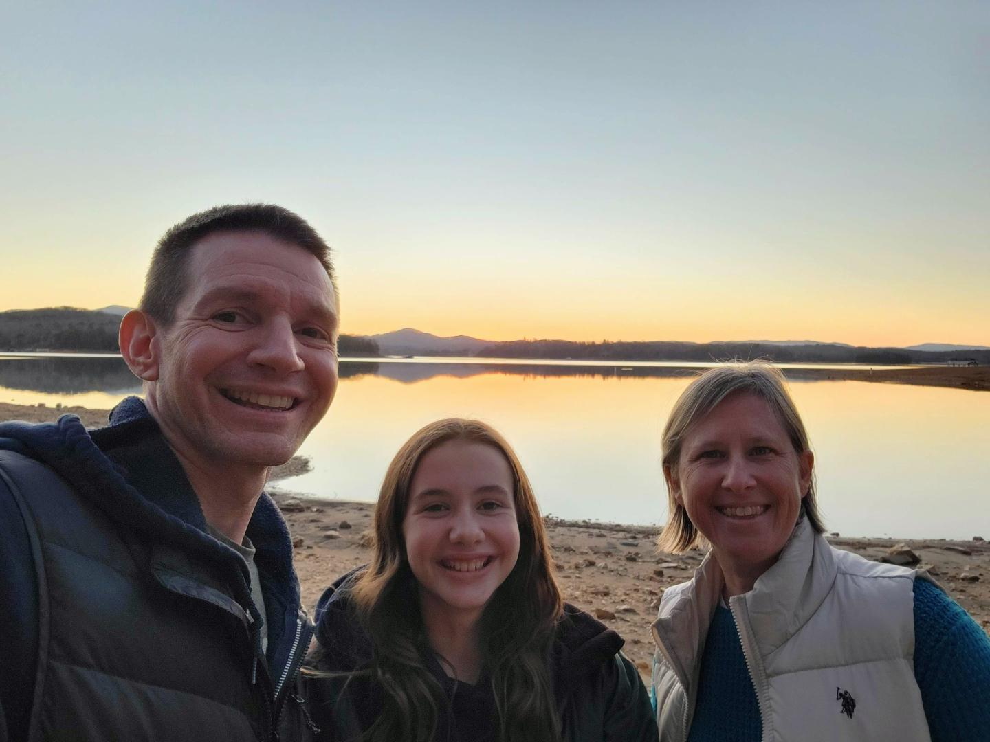 Jim White retired early to spend more time with his daughter, Faith, and wife, Lisa.