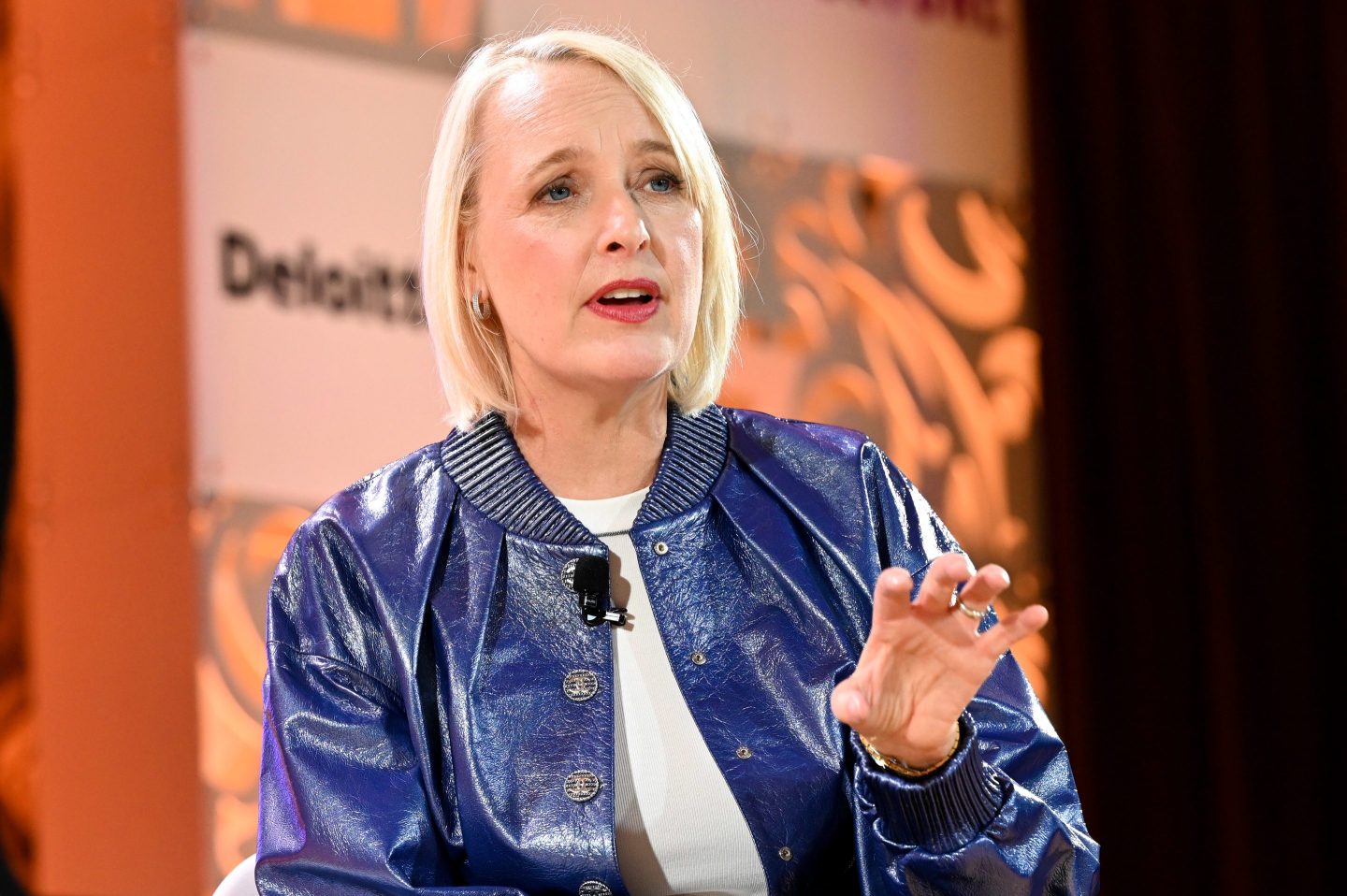 Accenture CEO Julie Sweet speaks at the Fortune Most Powerful Women Summit in Laguna Nigel, Calif., in October 2022.