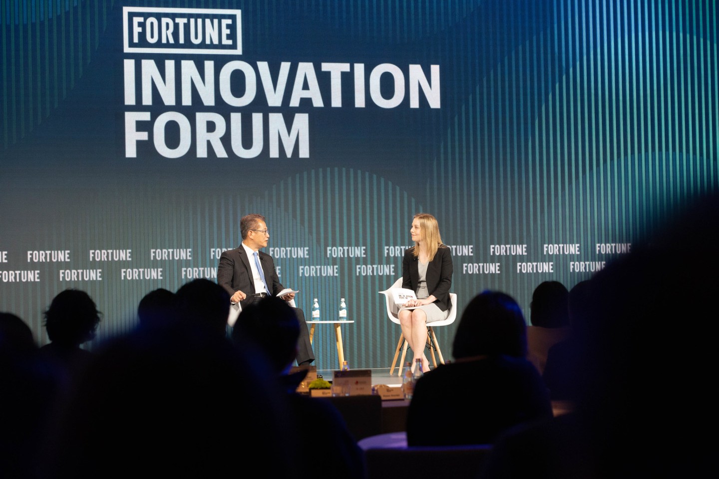 Hong Kong Financial Secretary Paul Chan speaks with Fortune’s editor-in-chief, Alyson Shontell