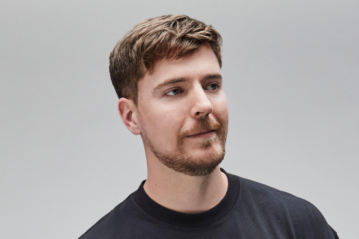 A headshot of MrBeast real name Jimmy Donaldson.