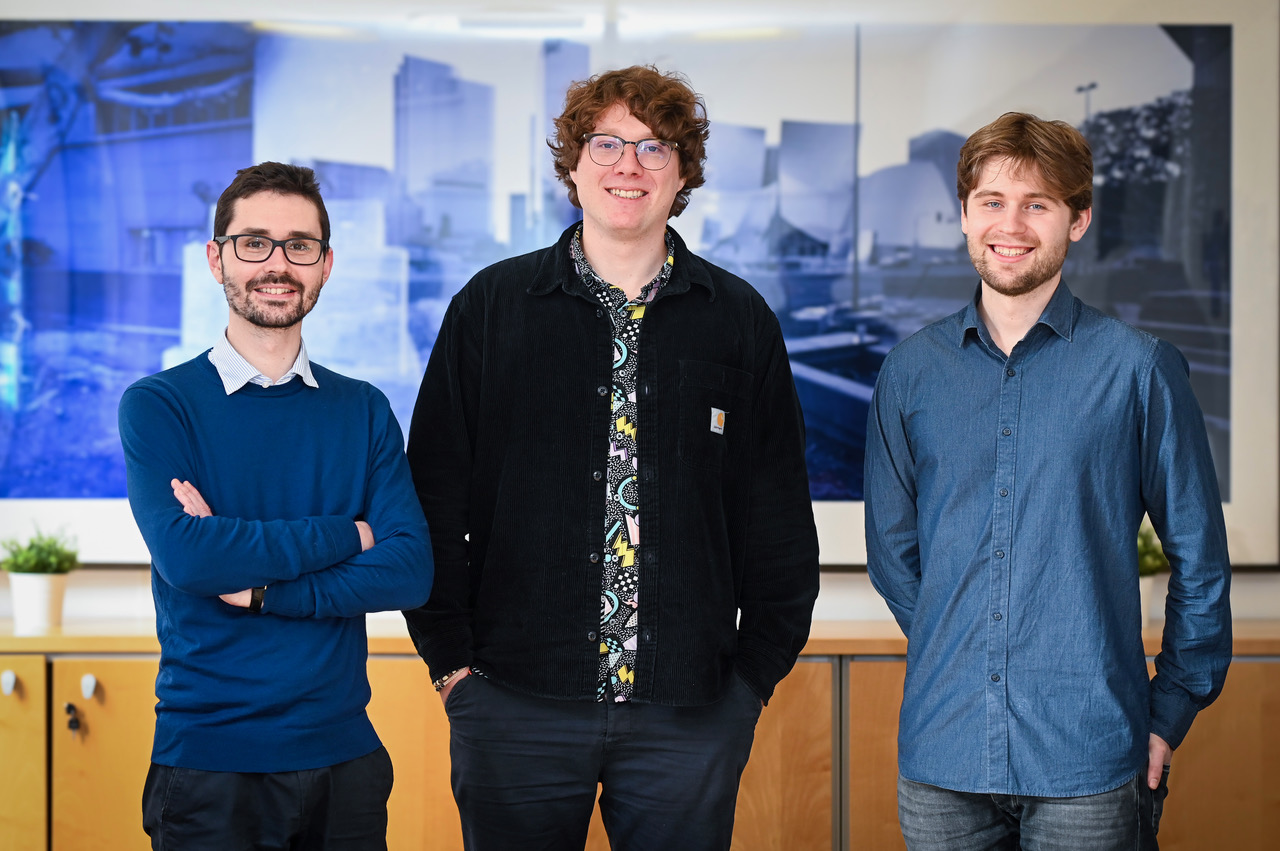 Adaptive AI cofounders Baptiste Pannier, Julien Launay, and Daniel Hesslow