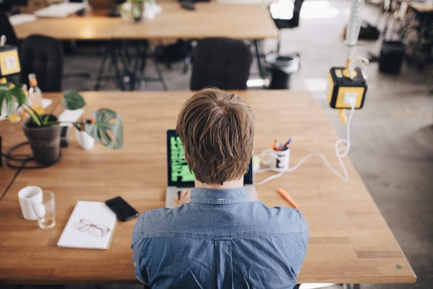 Man on laptop