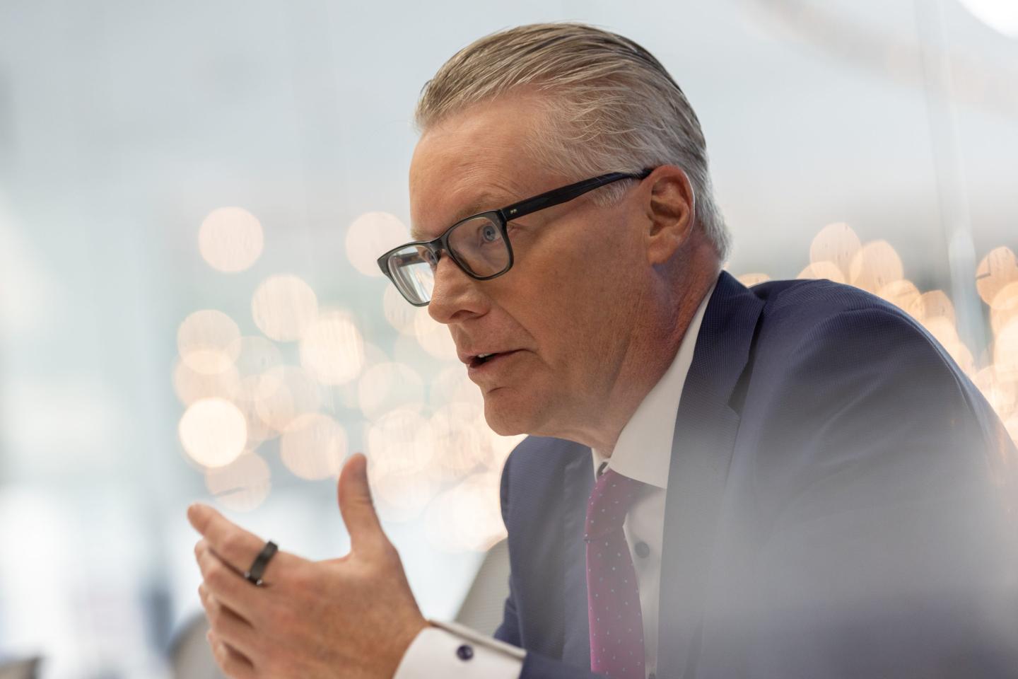 Delta Air Lines CEO Ed Bastian, during an interview in New York in November 2022.