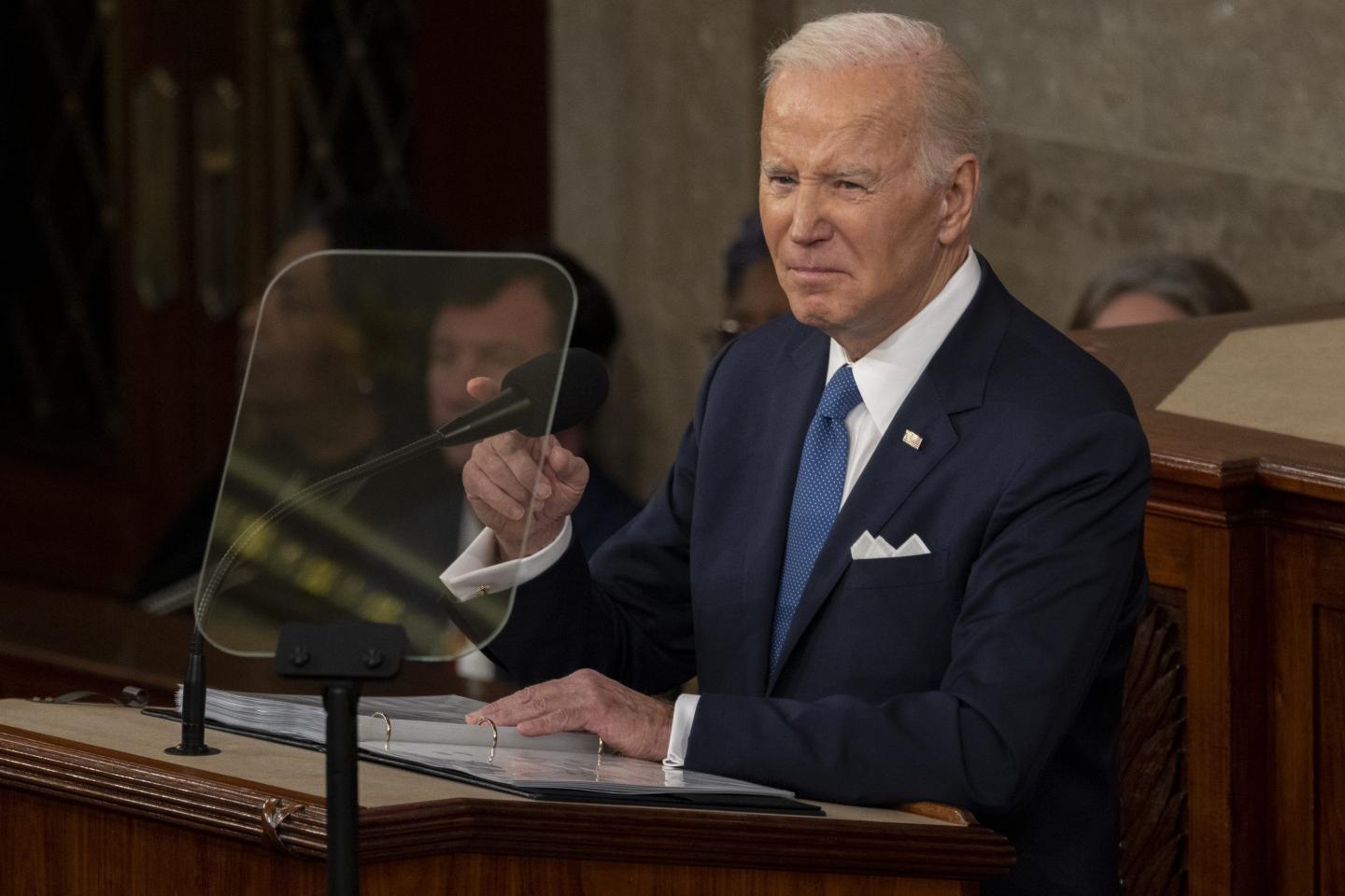 President Joe Biden speaks to Congress during his State of The Union address on February 8th, 2023