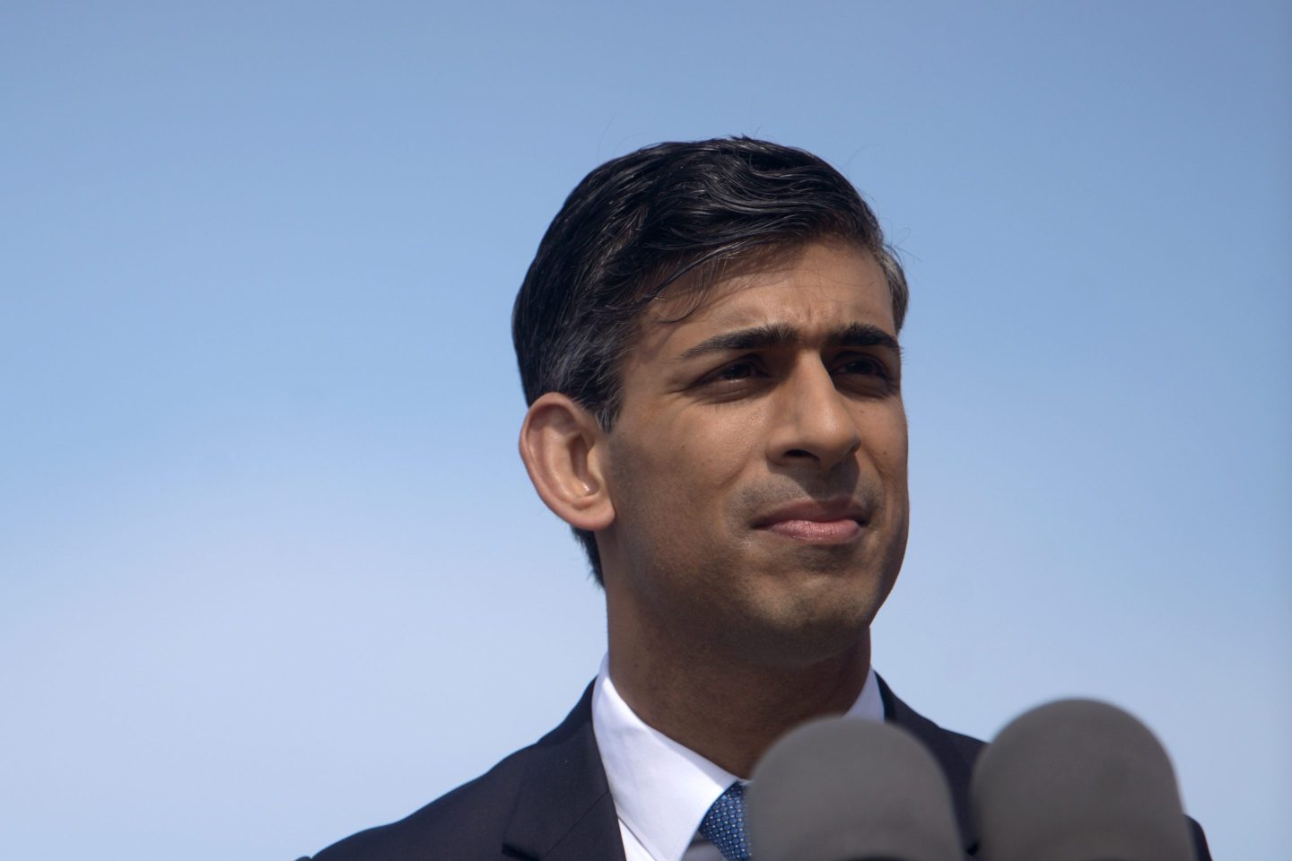 Rishi Sunak, UK prime minister, at Naval Base Point Loma in San Diego, California, US
