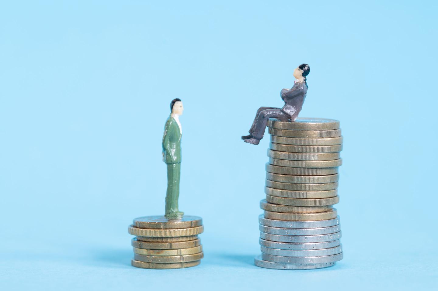 Smaller pay increases during inflation.