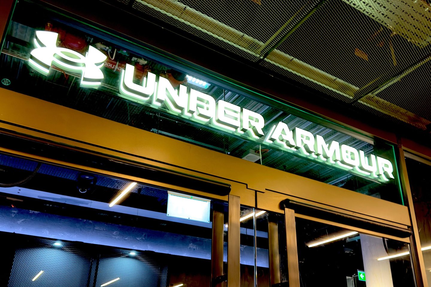 Under Armour External Store Sign