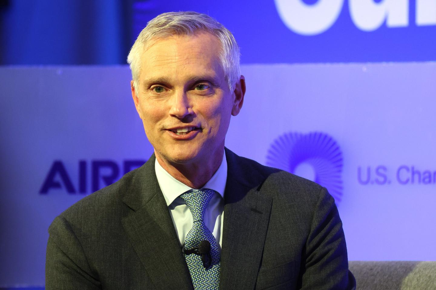 American Airlines CEO Robert Isom speaking at the Global Aerospace Summit