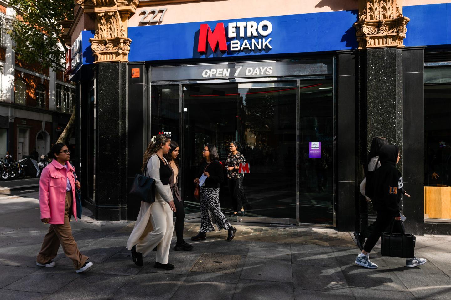A Metro Bank Holdings Plc branch in London, UK.