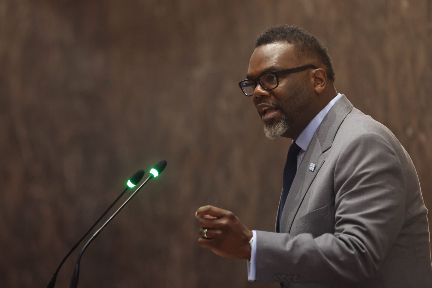 Chicago Mayor Brandon Johnson