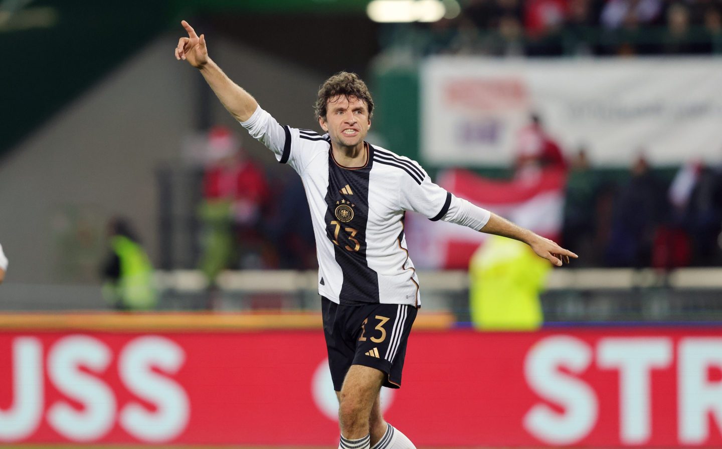 a player in a football field