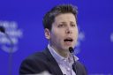 OpenAI CEO Sam Altman speaking at the World Economic Forum