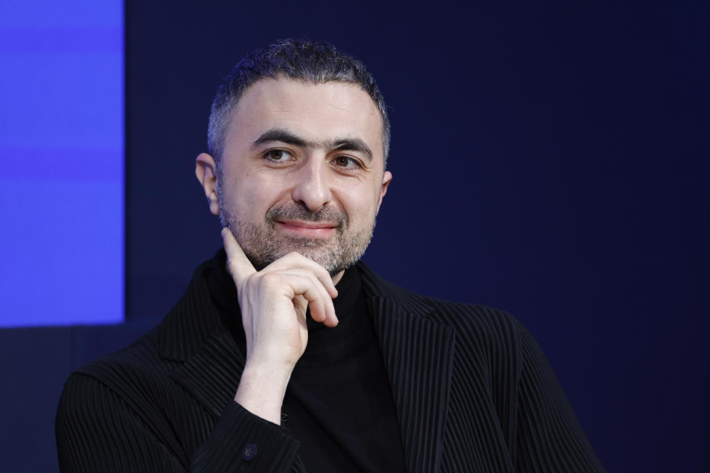Mustafa Suleyman, co-founder and chief executive officer of Inflection AI during a panel session