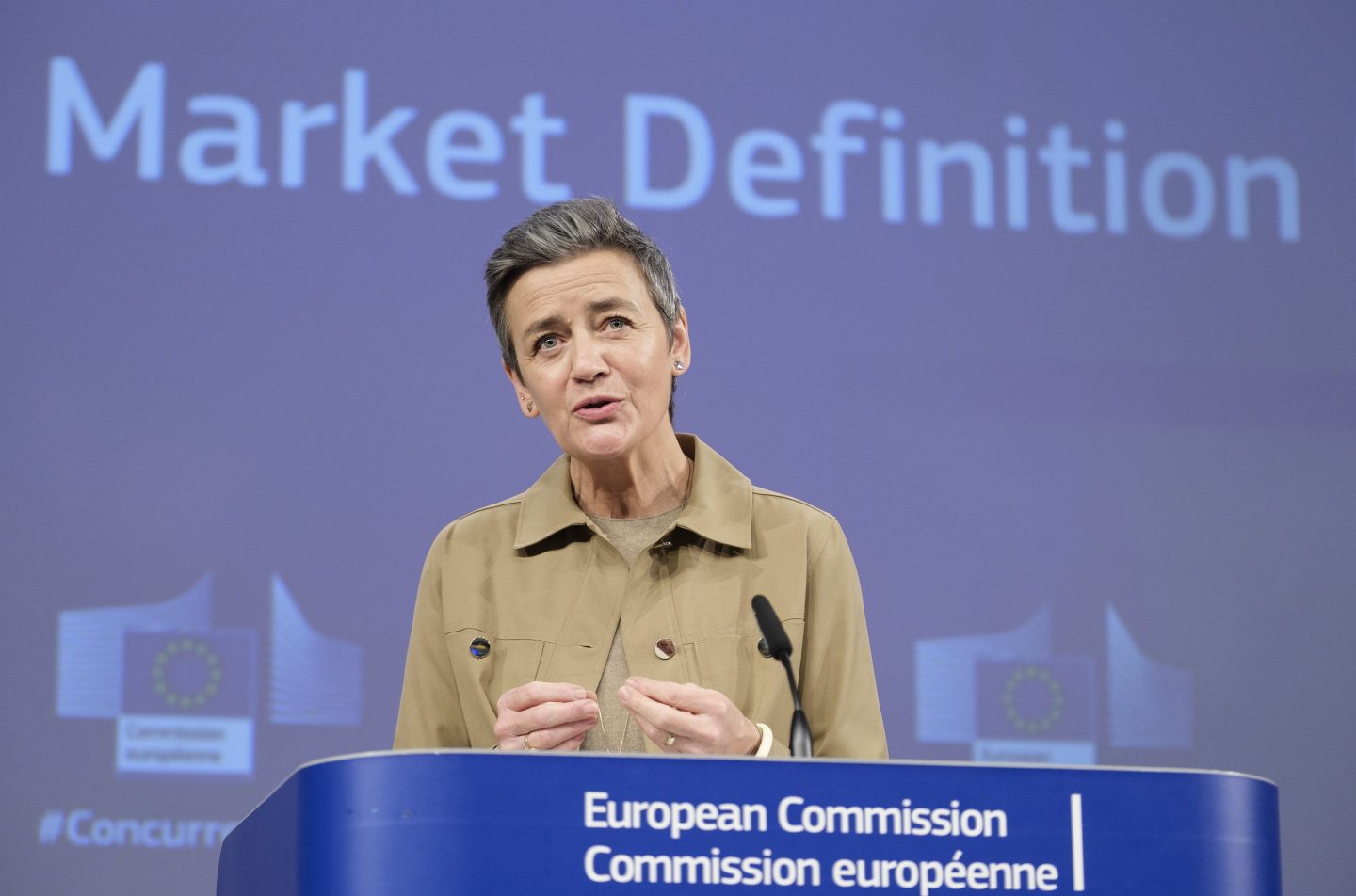 “For a decade, Apple abused its dominant position in the market for the distribution of music streaming apps through the App Store,” EU antitrust chief Margrethe Vestager said.