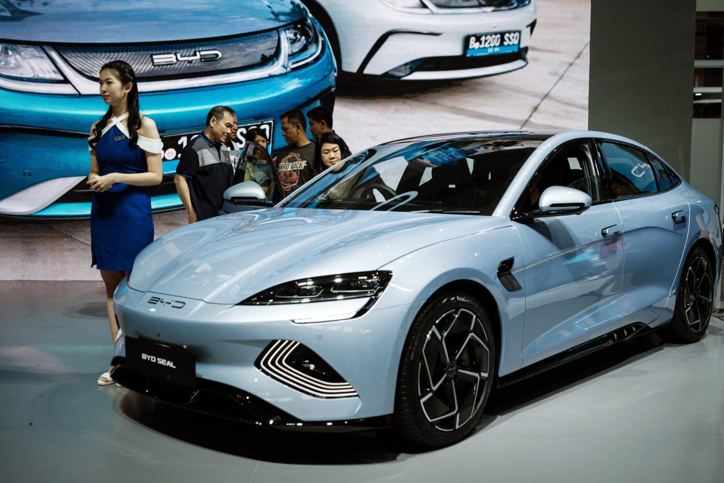 The BYD Seal electric vehicle