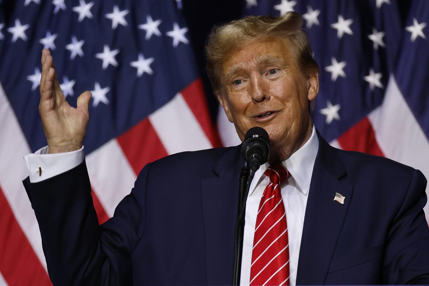 Former president Donald Trump