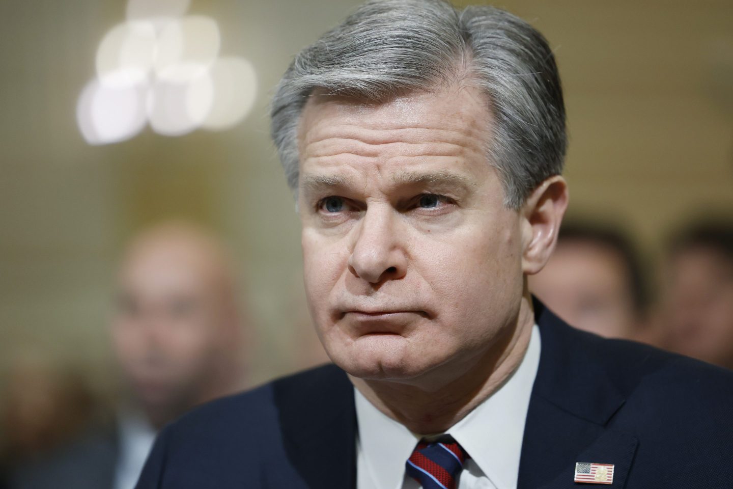 FBI Director Christopher Wray recently warned about the growing threat, saying generative AI makes it easy for "foreign adversaries to engage in malign influence.”