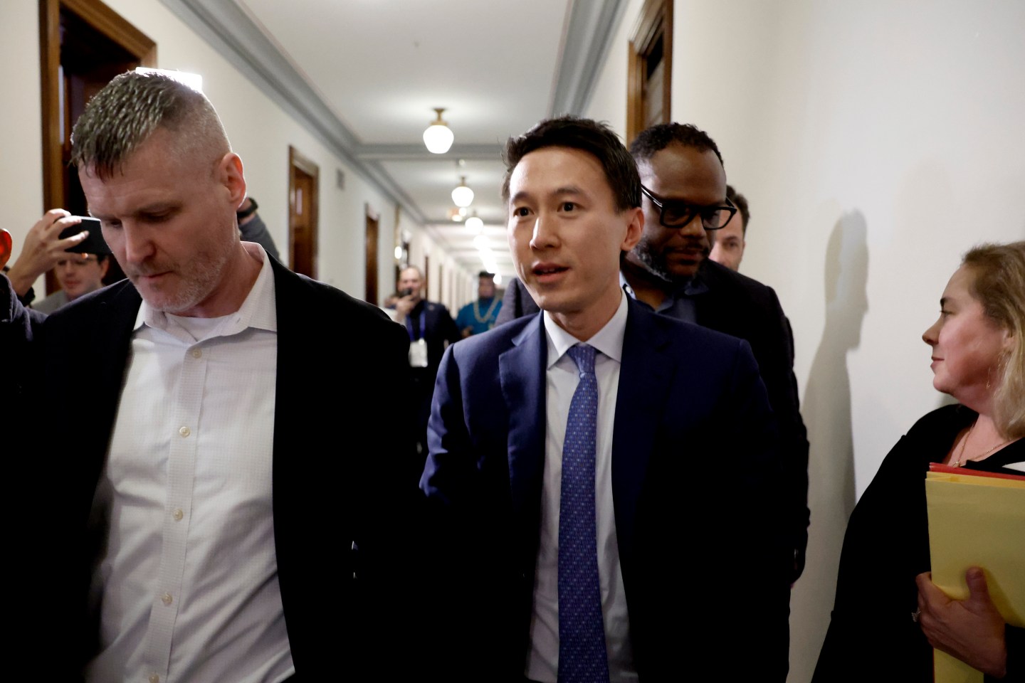 TikTok CEO Shou Zi Chew meet lawmakers after the House of Representatives voted to ban the social media app in the United States unless the Chinese-owned parent company ByteDance sells the popular video app within the next six months.