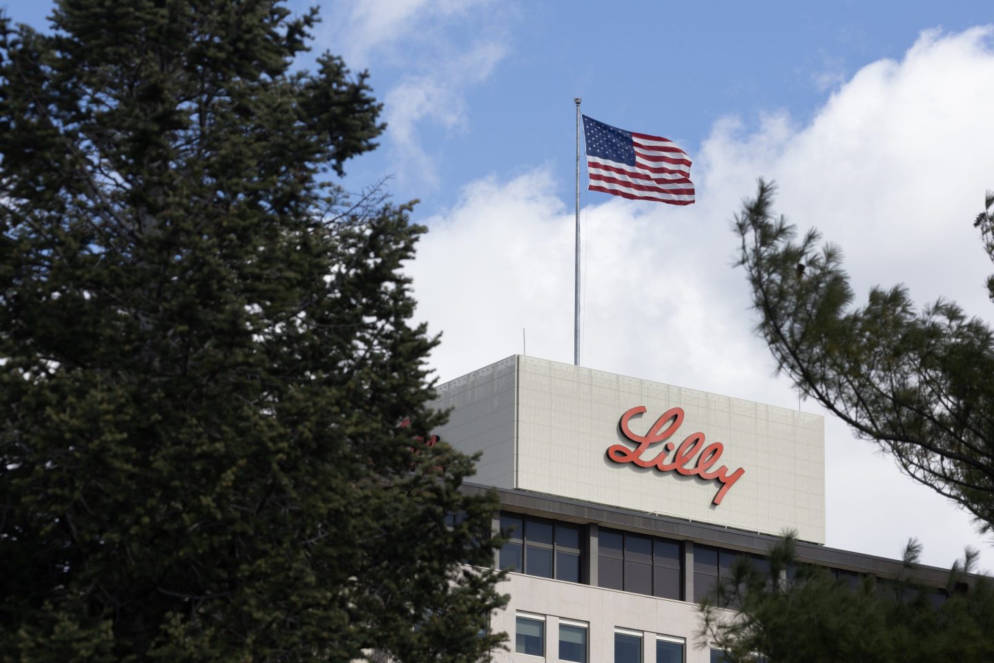 The headquarters campus of Eli Lilly and Company in Indianapolis.