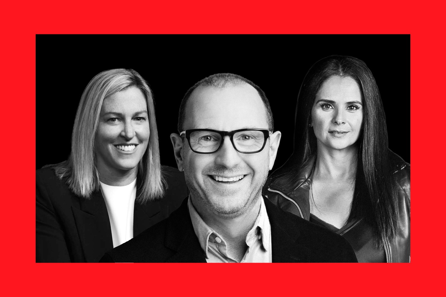 From left: Amy Reinhardt, Greg Lombardo and Bela Bejjaria.