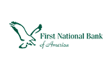 The First National Bank of America logo.