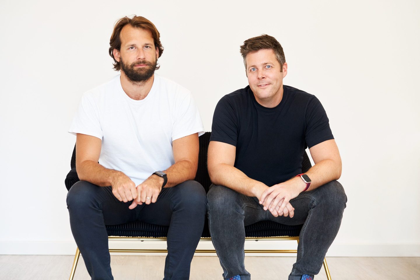 Mews cofounders Richard Valtr and Matthijs Welle, left to right.