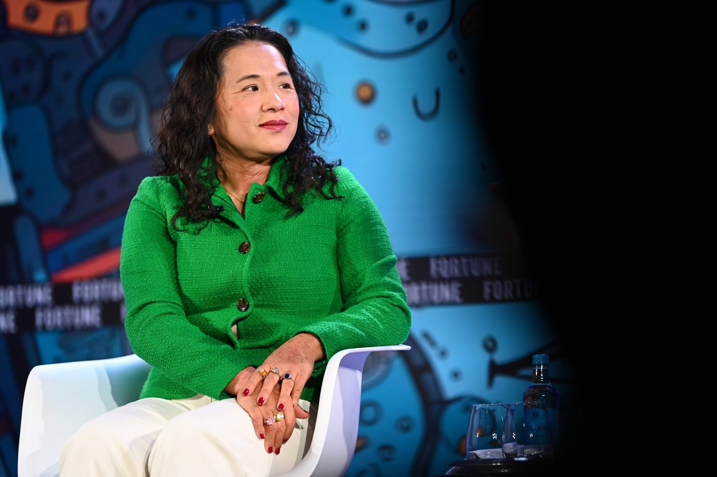 Accenture's chief AI officer, Lan Guan, spoke on the future of work at Fortune's Brainstorm AI conference.