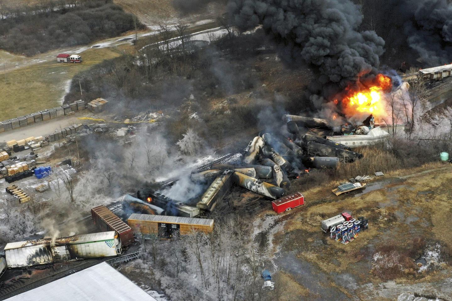 EPA never declared a public health emergency after fiery 2023 Norfolk Southern derailment that spilled and burned toxic chemicals in Ohio