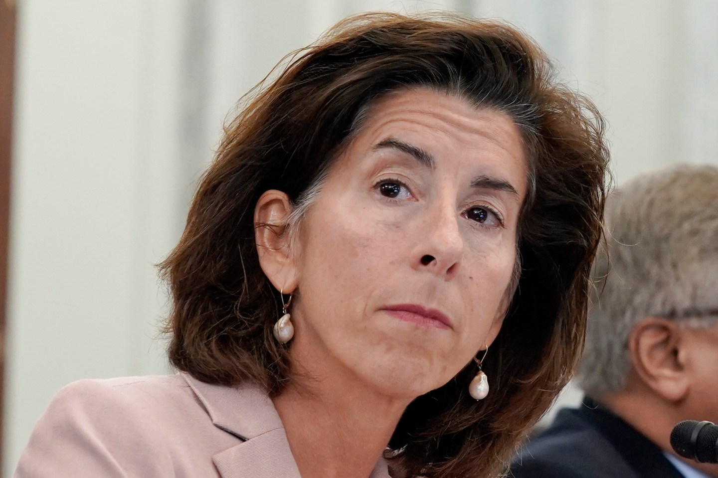 A Biden administration-appointed review board issued a report on April 2, 2024, saying “a cascade of errors” by the tech giant let state-backed Chinese cyber operators break into email accounts of senior U.S. officials including Commerce Secretary Gina Raimondo (above).