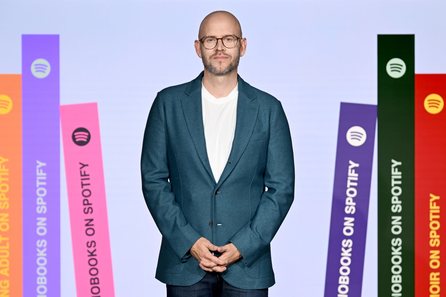 Daniel Ek, Founder and CEO of Spotify, at The Future of Audiobooks Event with Spotify 2023 on Oct. 3, 2023.