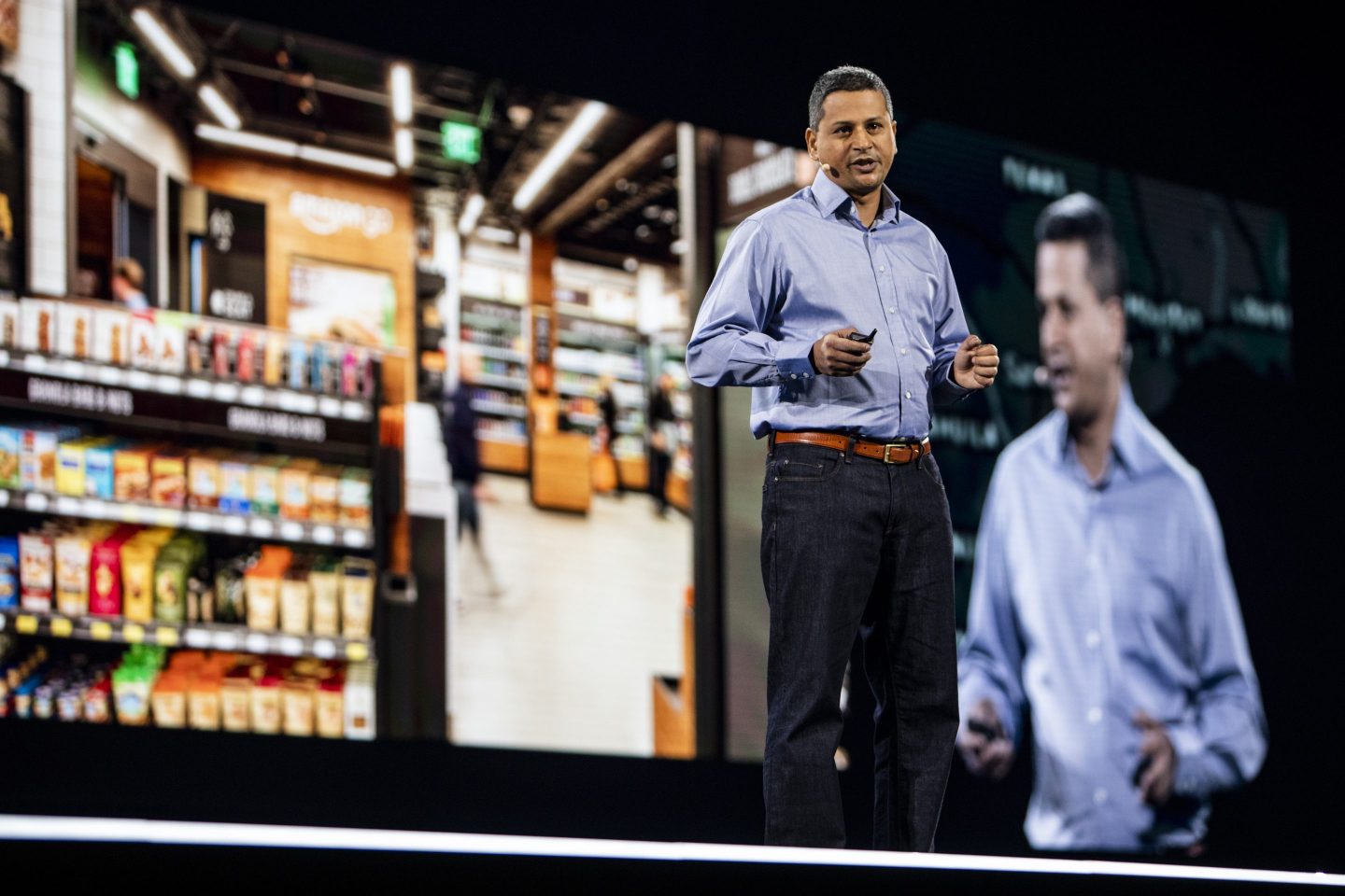 Amazon executive Dilip Kumar was one of the inventors of the company’s cashierless “Just Walk Out” technology.