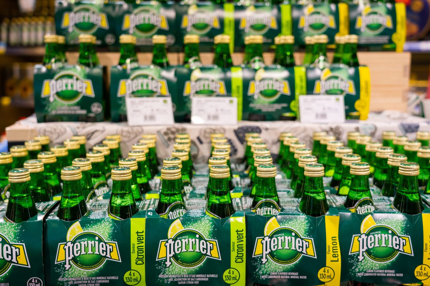 Perrier mineral water