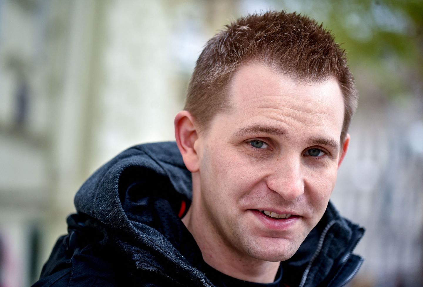 Max Schrems, Austrian online privacy activist, poses for a picture in Vienna on April 16, 2021.