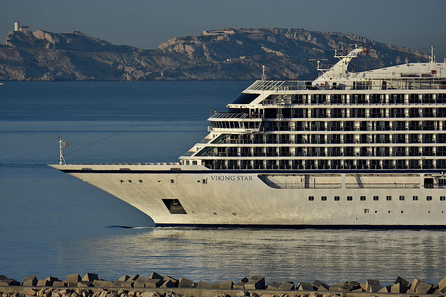 Viking cruise at the French Mediterannean port of Marseille.