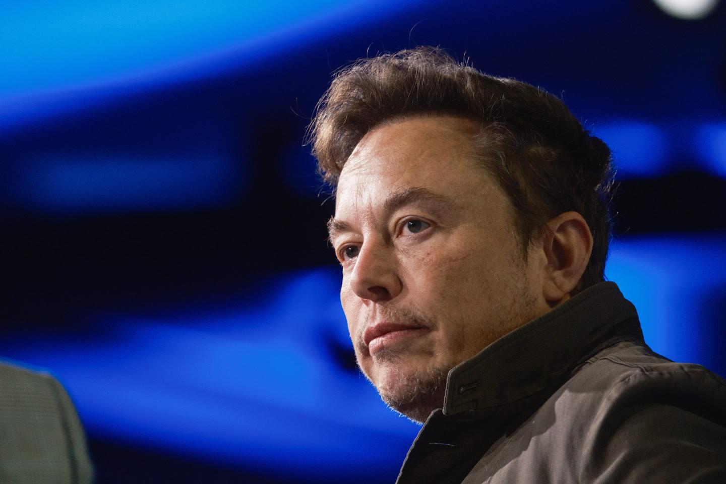 Elon Musk, chief executive officer of Tesla, during the EEI 2023 event in Austin, Texas, US, on Tuesday, June 13, 2023.