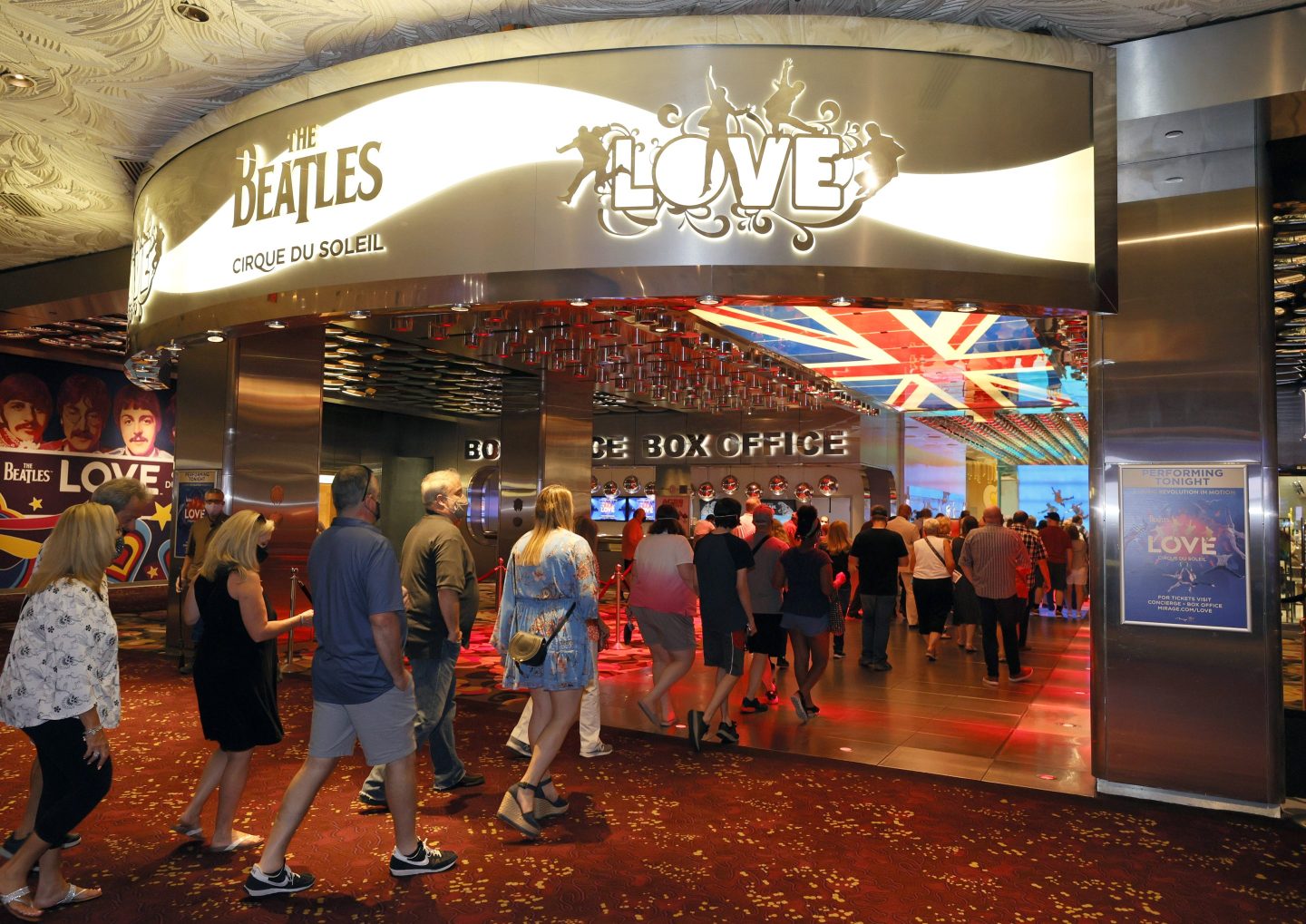 The long-running “Beatles Love” show is closing down.