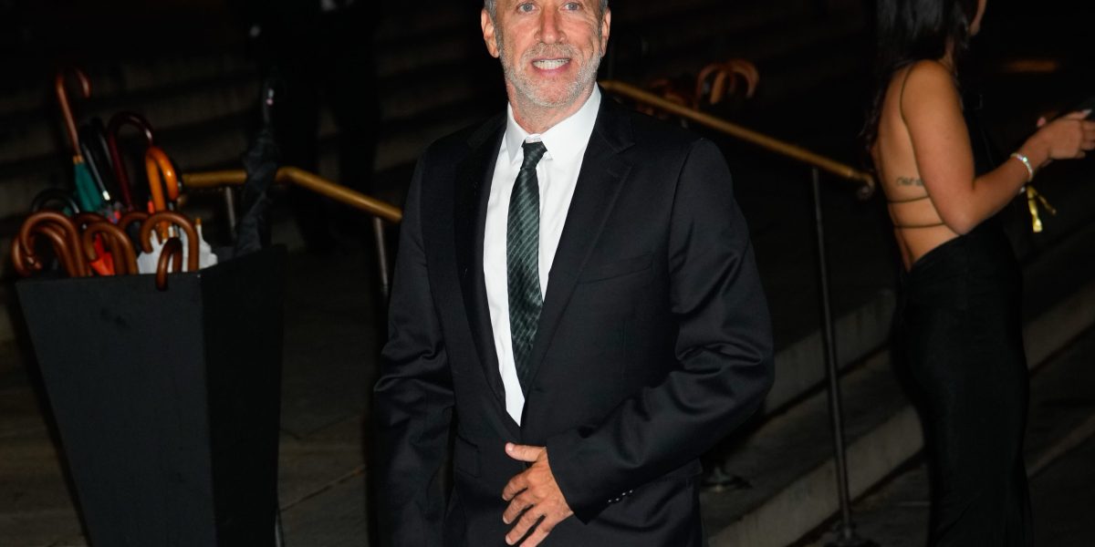 Jon Stewart says Apple refused to let him discuss artificial intelligence, or interview FTC chair Lina Khan, on his now-cancelled Apple TV+ show