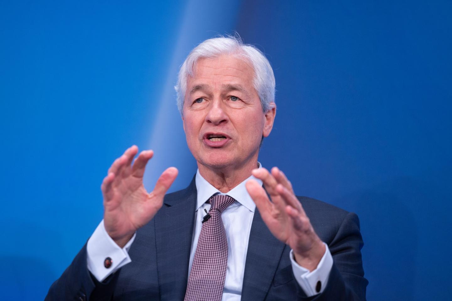 JP Morgan CEO Jamie Dimon at the UK Global Investment Summit at Hampton Court Palace in London, UK, on Monday, Nov. 27, 2023.