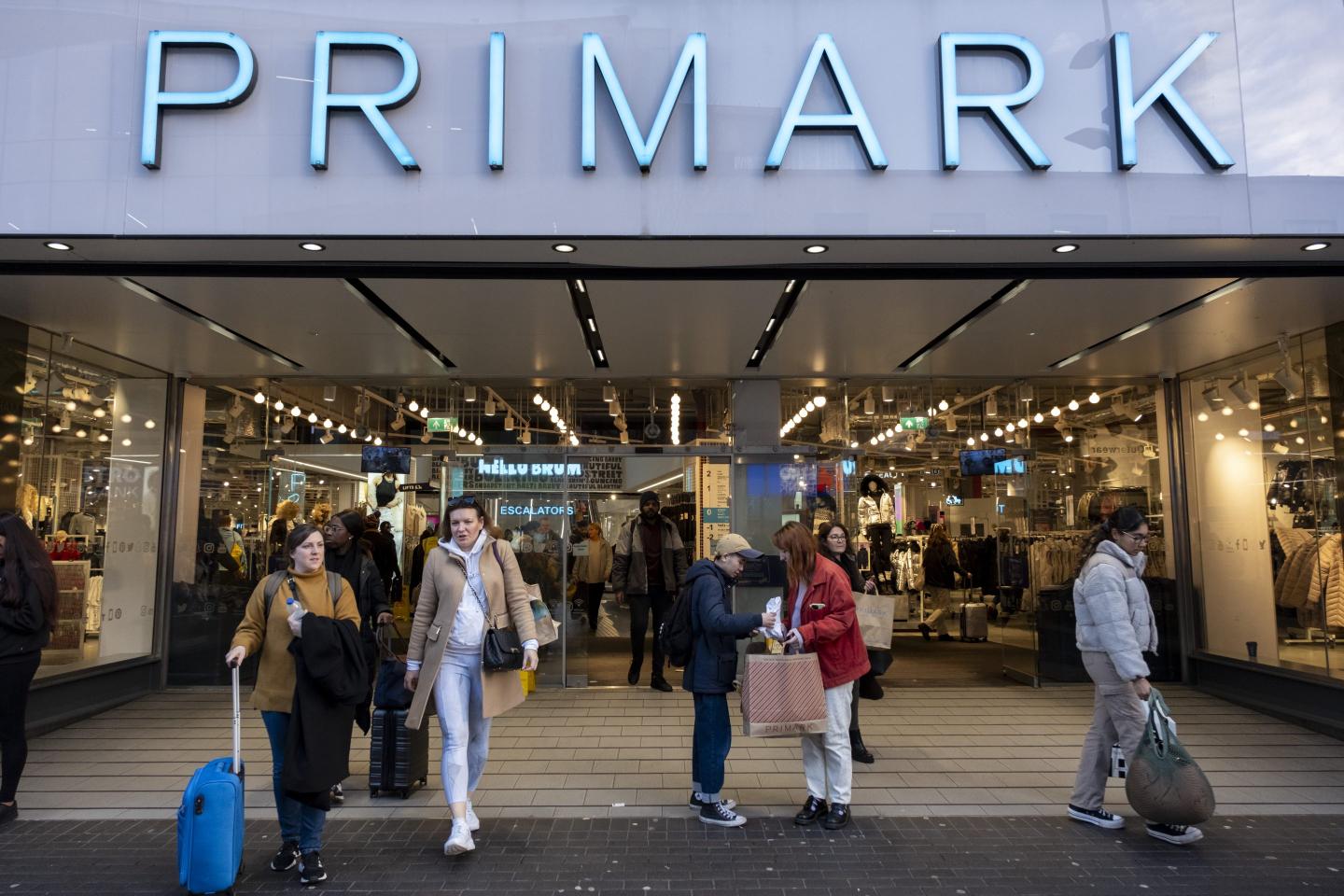 People shopping at Primark