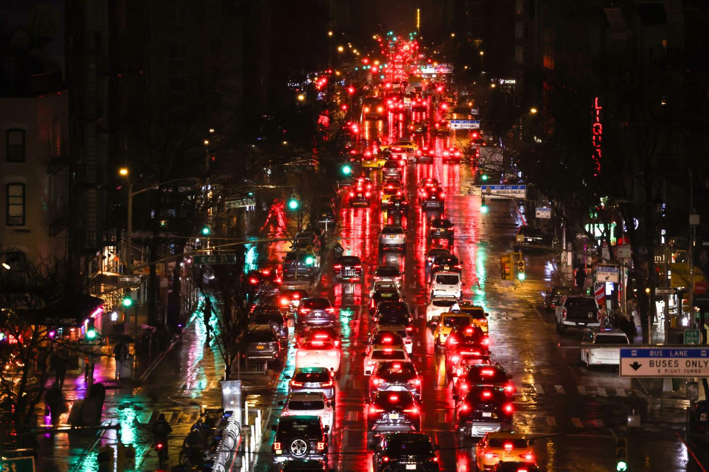 Manhattan New York City traffic