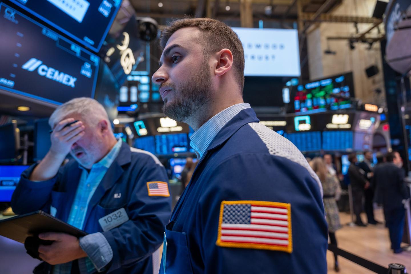 New York Stock Exchange traders