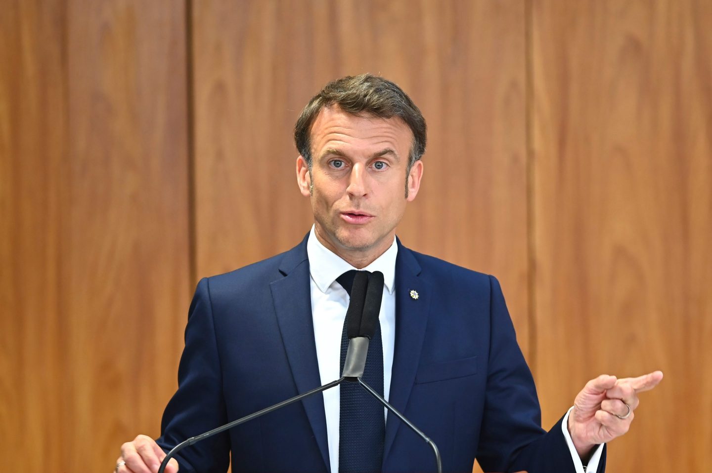 Emmanuel Macron, France's president