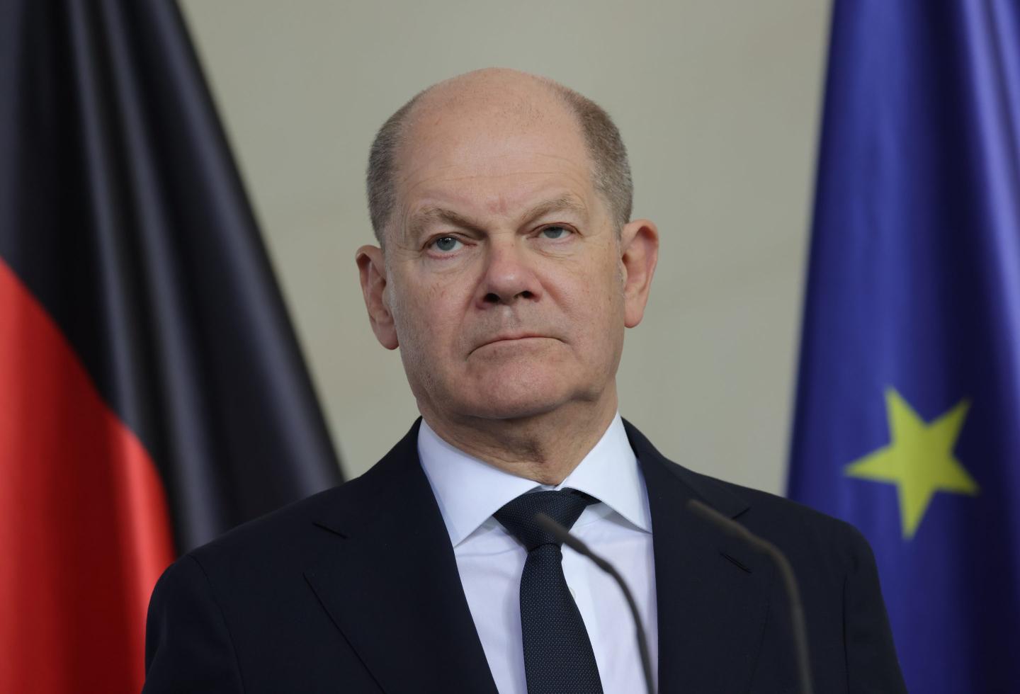 German Chancellor Olaf Scholz