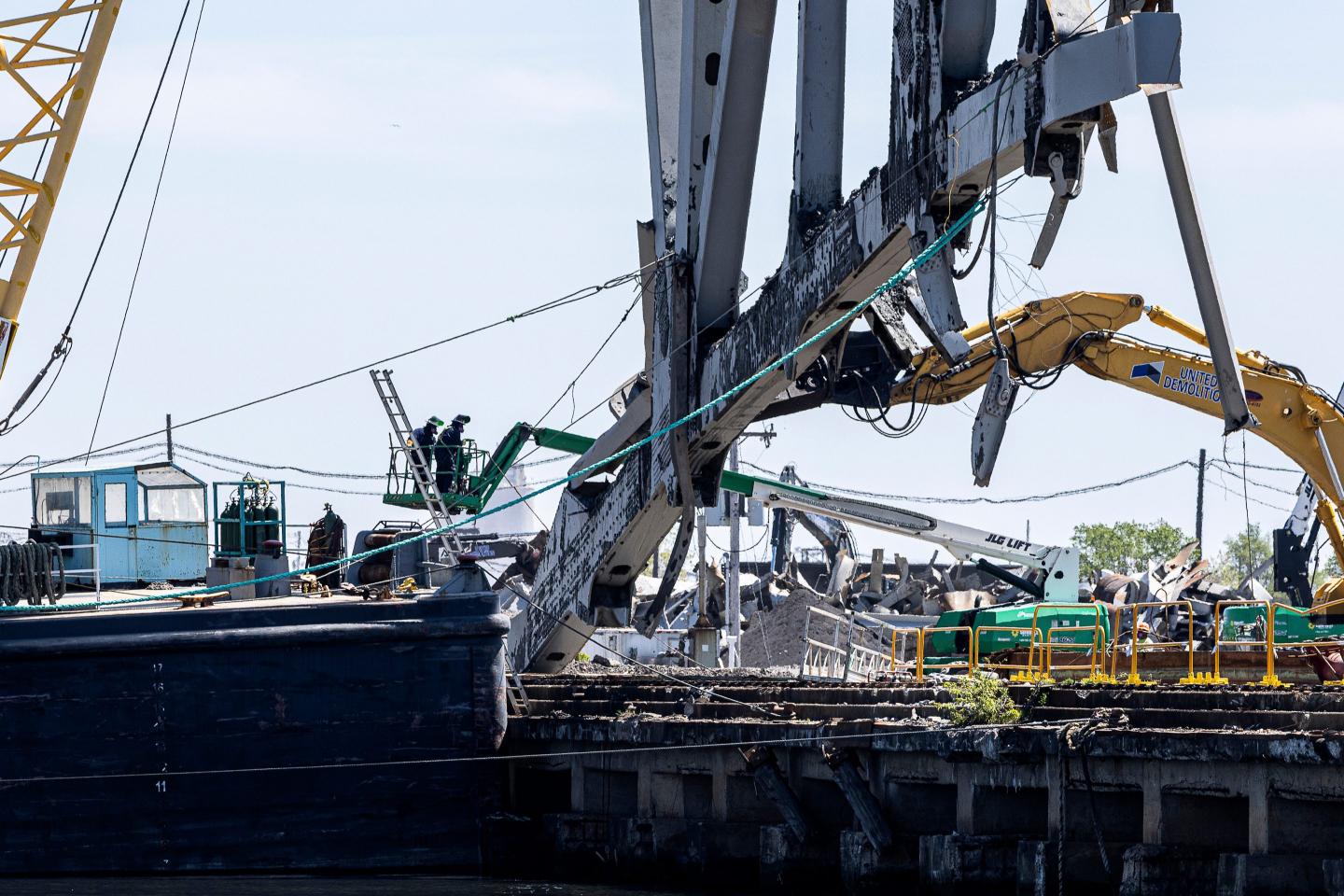 Baltimore officials plan to open a deeper channel in port to release ships trapped in harbor