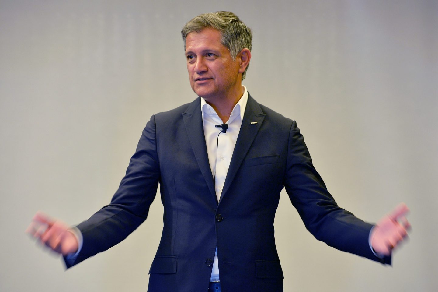 Founder and CEO of Masimo Joe Kiani  in Bangalore on January 2, 2017.