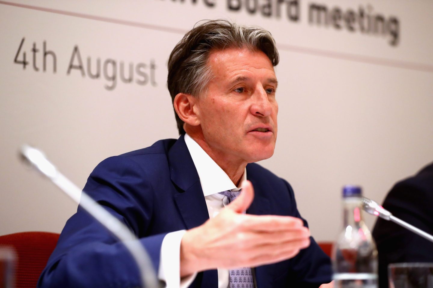 Federation President Sebastian Coe
