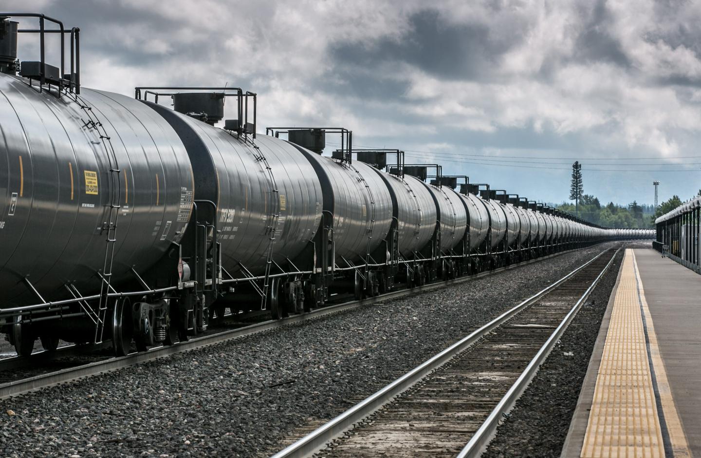 A BNSF freight train